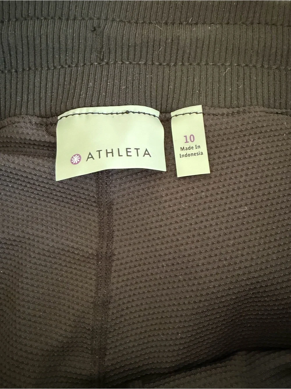 Athleta Women’s Black Active Skort with Zip Pockets size 10